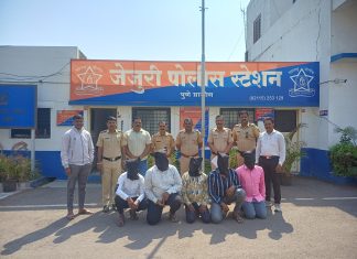 Crime news: जेजुरीत दुकानाची तोडफोड करून दहशत माजविणारे पाच आरोपी अखेर पोलिसांच्या ताब्यात
